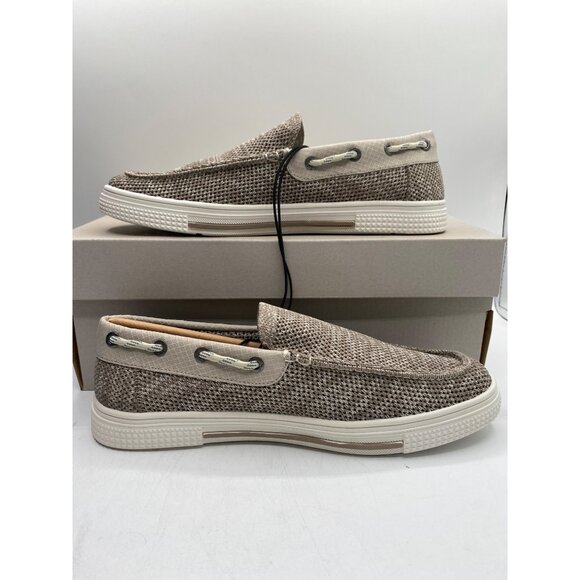 Kenneth Cole Reaction Shoes - Kenneth Cole Reaction Men's Greige Trace Knit Slip On Shoes Size 7.5M NIB